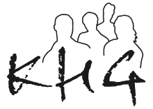 Man sieht Umrisse von Menschen, davor der Text KHG Katholische Hochschulgemeinde Koblenz