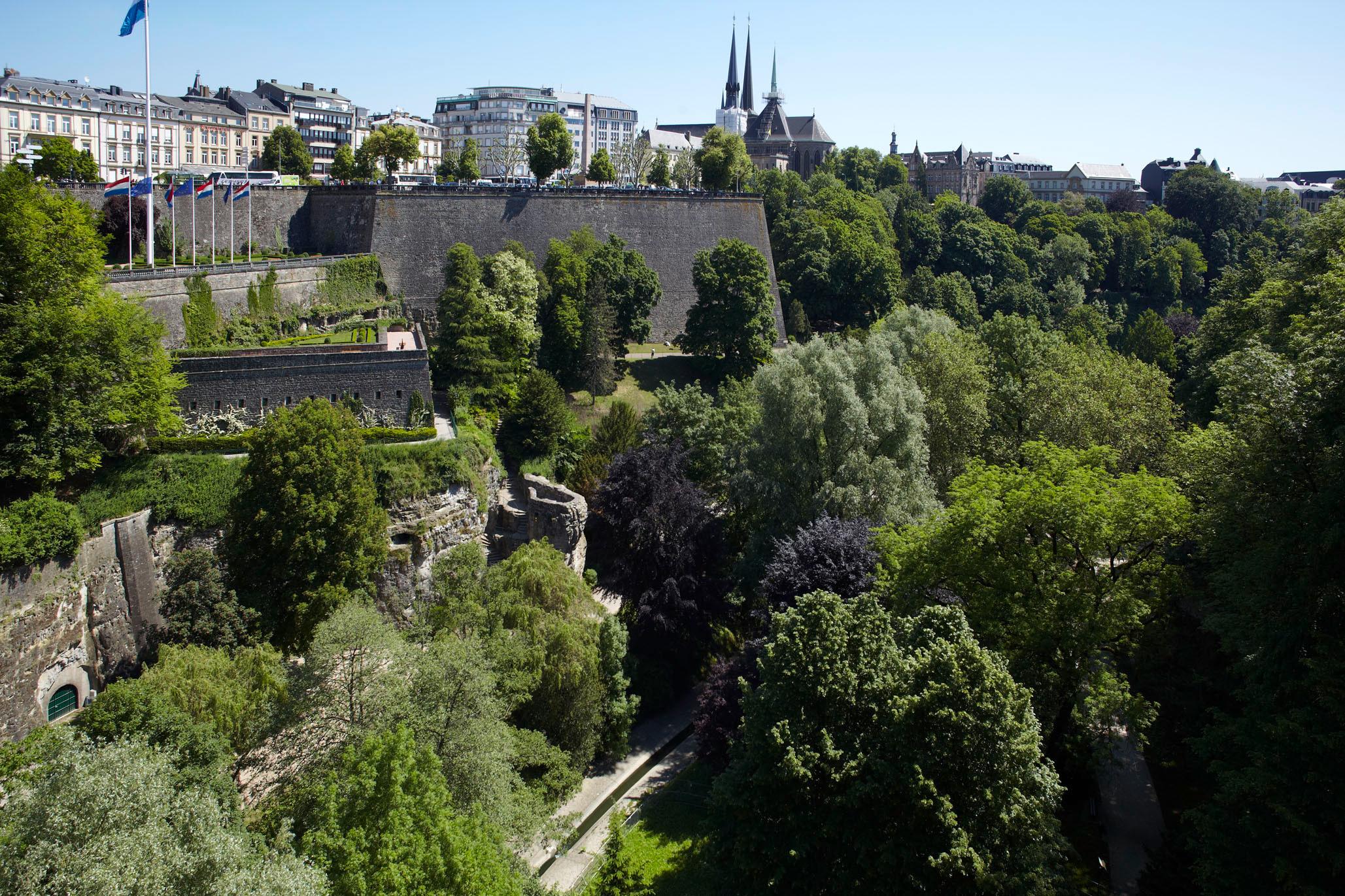 Panorama der Stadt Luxemburg